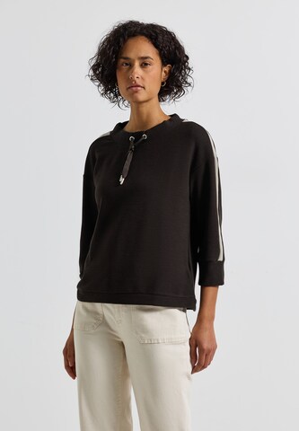 STREET ONE Sweatshirt in Braun: Vorderseite