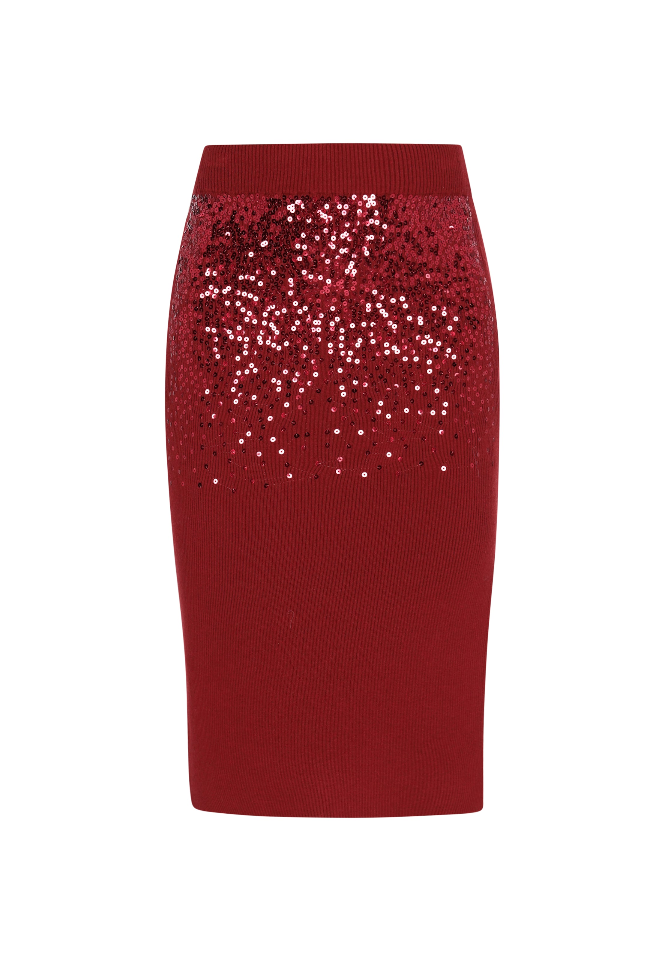 Fustă de la faina pe roșu: față