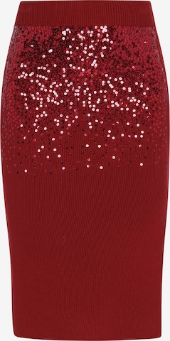 faina - Falda en rojo: frente