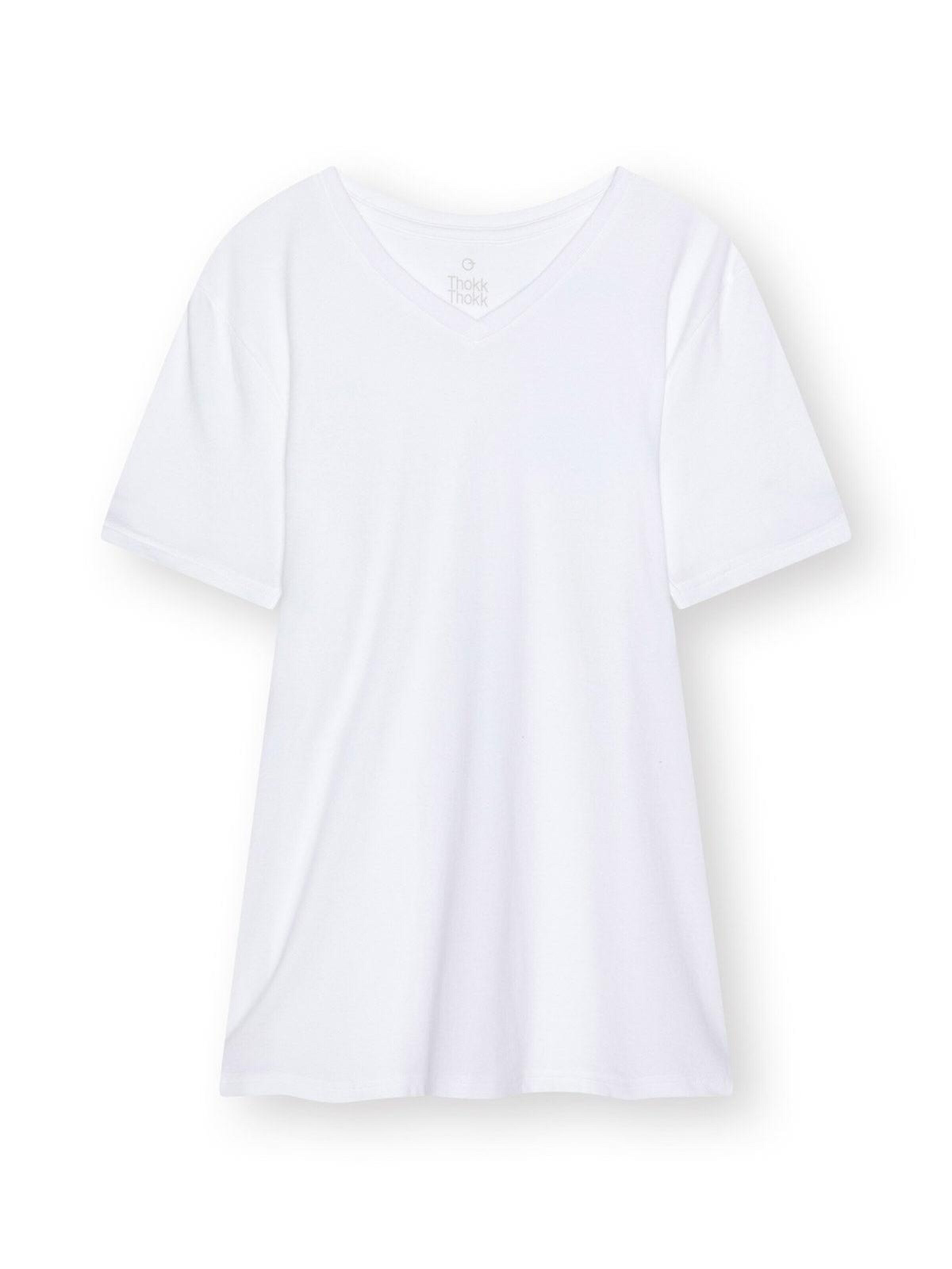 ThokkThokk Shirt in White: front