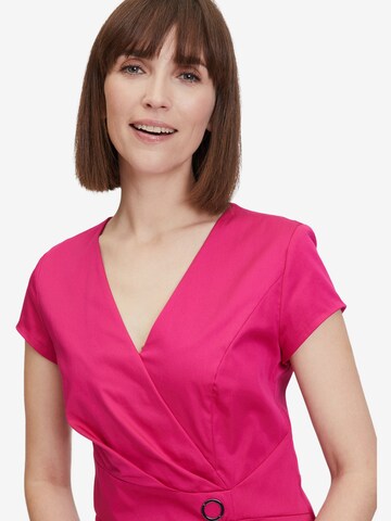 Vera Mont Basic-Kleid mit ausgestelltem Rock in Pink