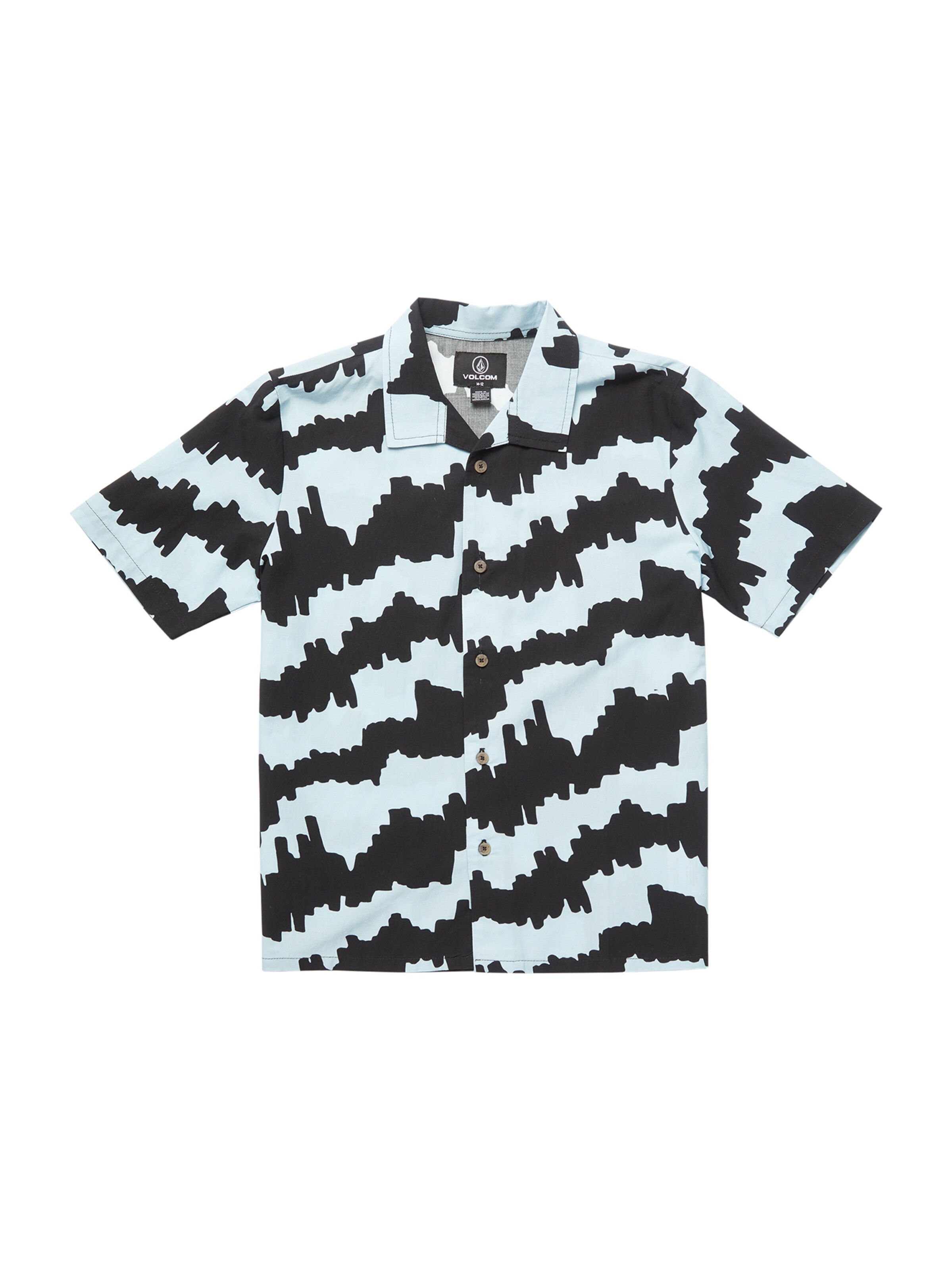 Volcom Regular Fit Hemd 'Cosmic Love' in Blau: Vorderseite