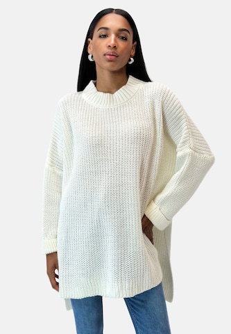 Elara Pullover i hvid: forside
