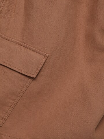 Loosefit Pantalon cargo Pull&Bear en marron