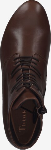 THINK! Lace-Up Ankle Boots in Brown