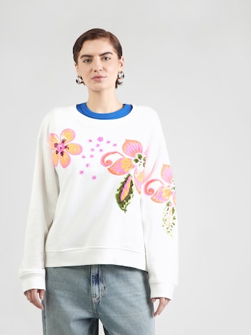 Grace - Sudadera en blanco: frente