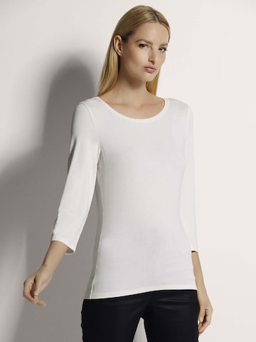 T-shirt MADELEINE en blanc : devant