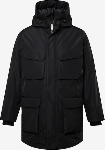 JP1880 Winterparka in Zwart: voorkant