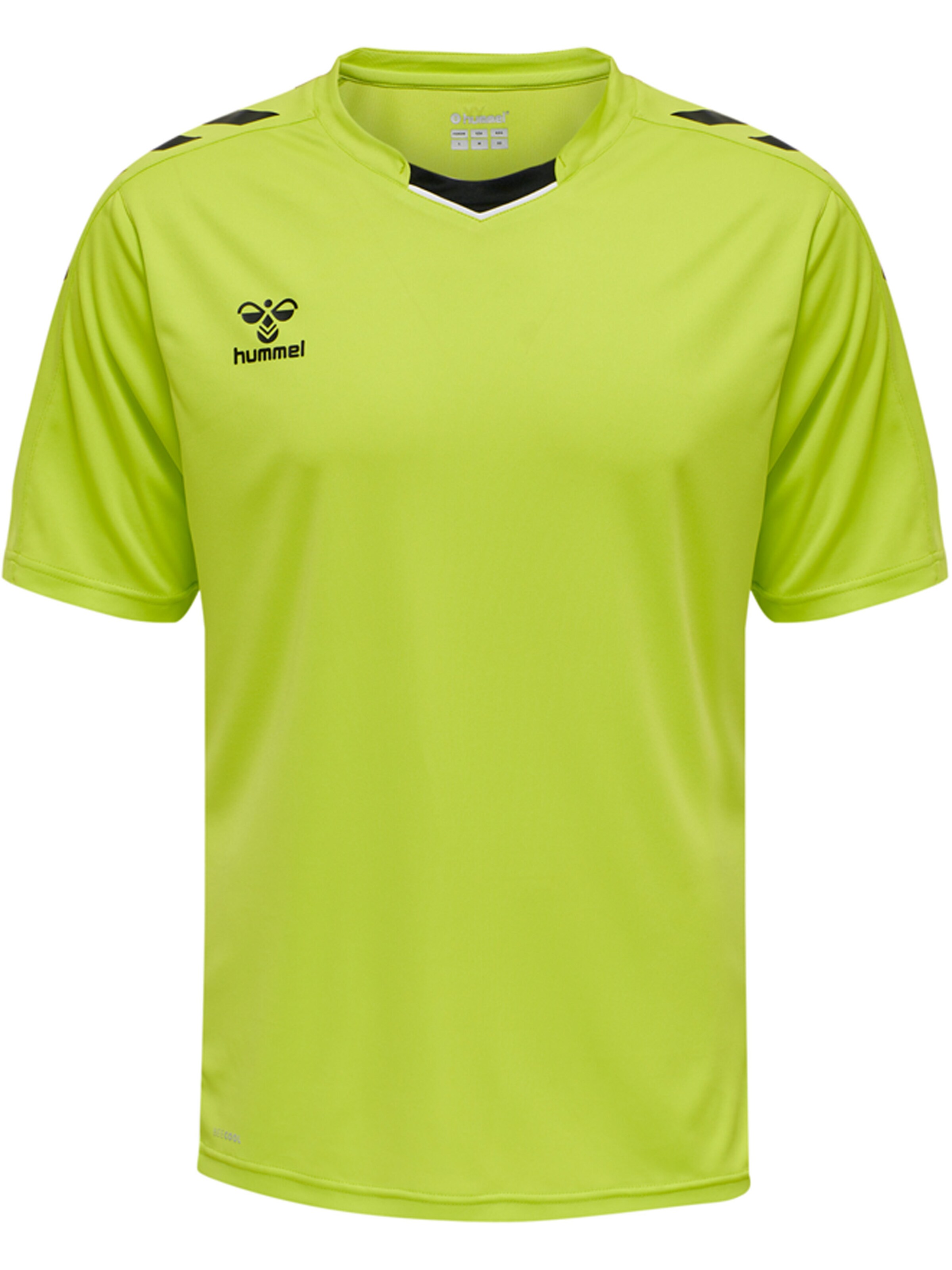 Hummel - Camiseta de fútbol en amarillo: frente
