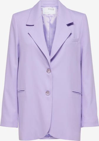 SELECTED FEMME - Blazer 'Brise' em roxo: frente