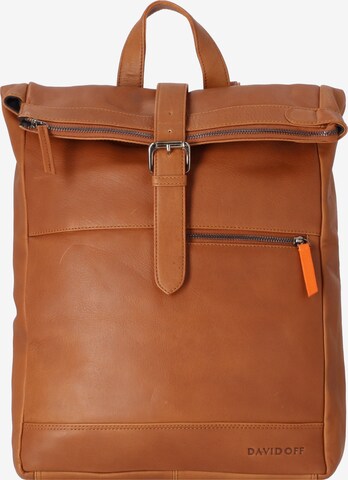 Davidoff Laptop Bag in Brown: front