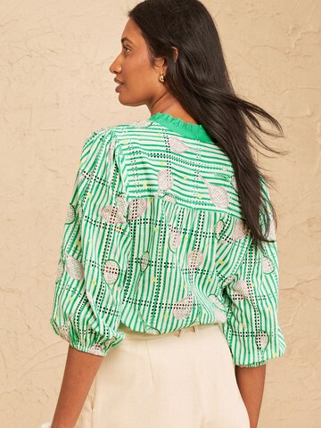 Camicia da donna di love & roses in verde