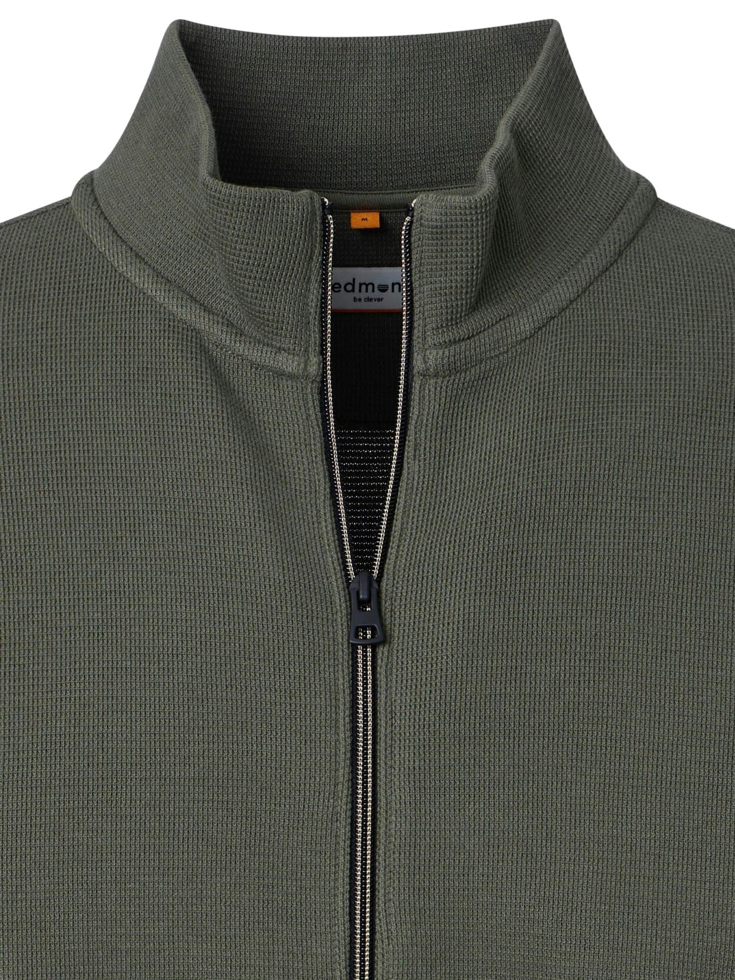 redmond Zip-Up Hoodie 'Basic' in Green