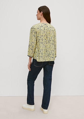 comma casual identity Blouse in Yellow: back