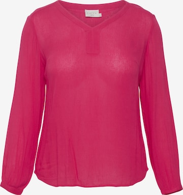 KAFFE CURVE Blouse 'Cami' in Roze: voorkant