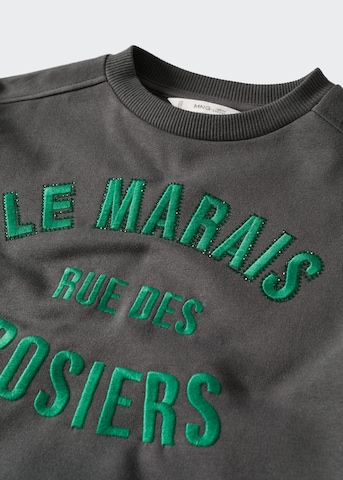 MANGO KIDS Sweatshirt 'Marais' in Grau