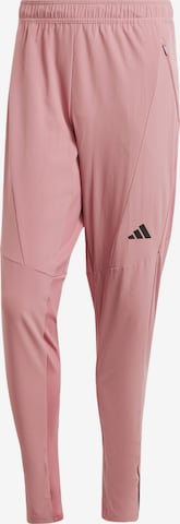 ADIDAS PERFORMANCE Urheiluhousut 'Designed For Training' värissä punainen: etupuoli