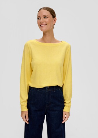 T-shirt s.Oliver en jaune : devant