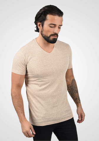 !Solid T-Shirt 'Alarus' in Beige: Vorderseite