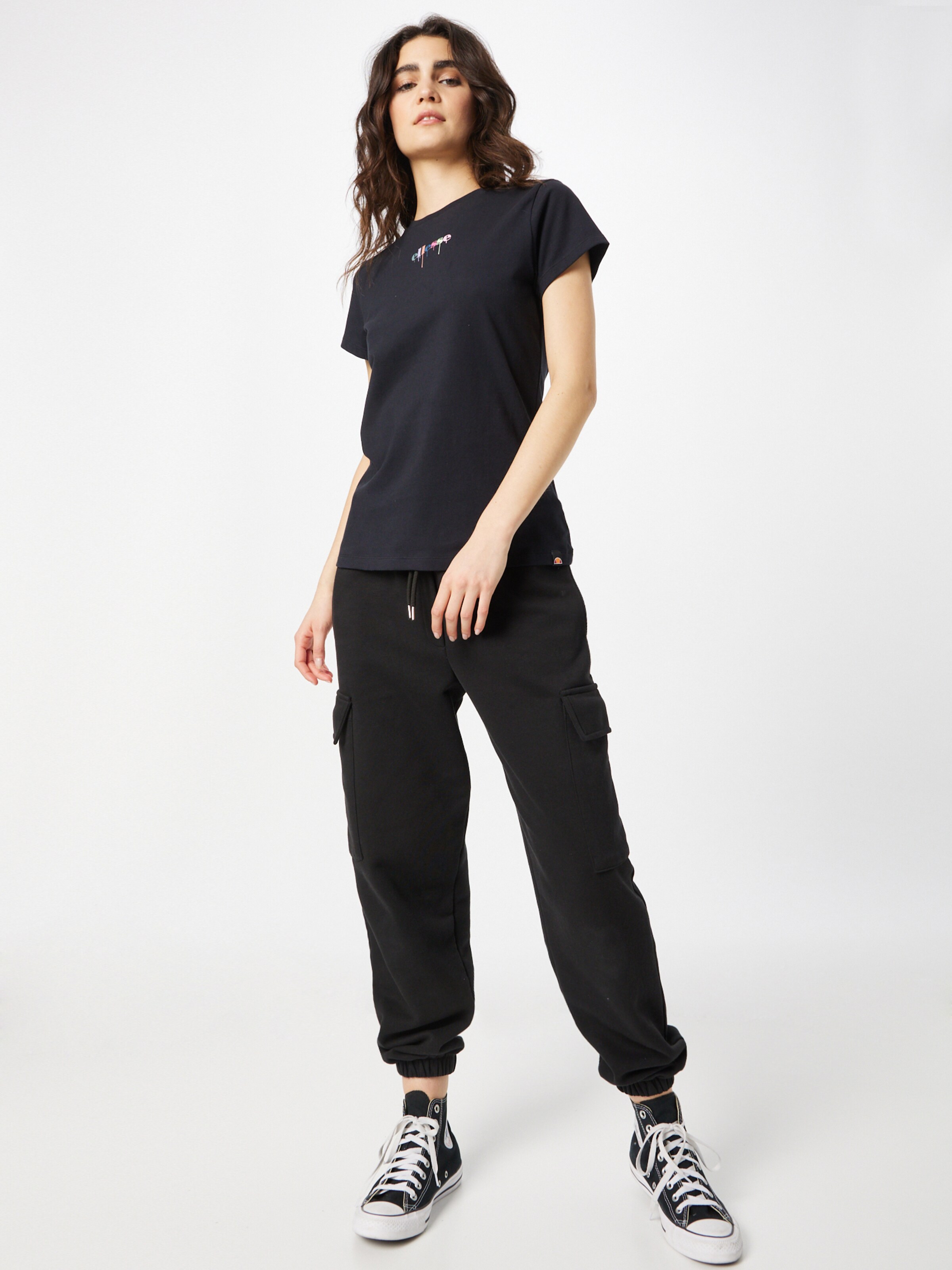 Frauen Shirts & Tops ELLESSE T-Shirt 'Rosemund' in Schwarz - UT00482 Frauen Shirts & Tops ELLESSE T-Shirt 'Rosemund' in Schwarz - UT00482