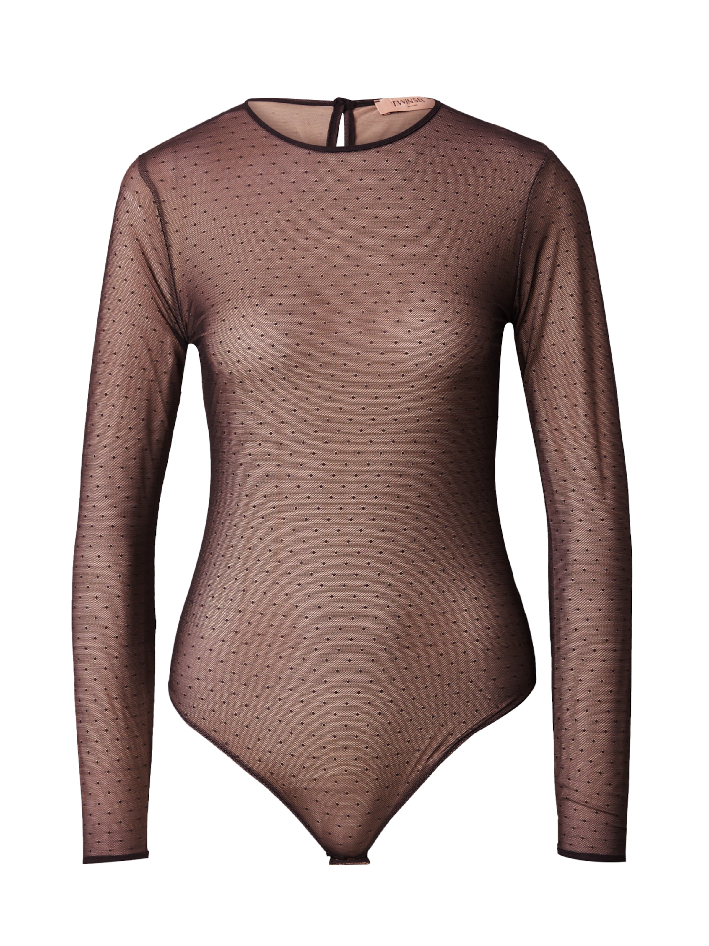 Body a maglietta di Twinset in nero: frontale