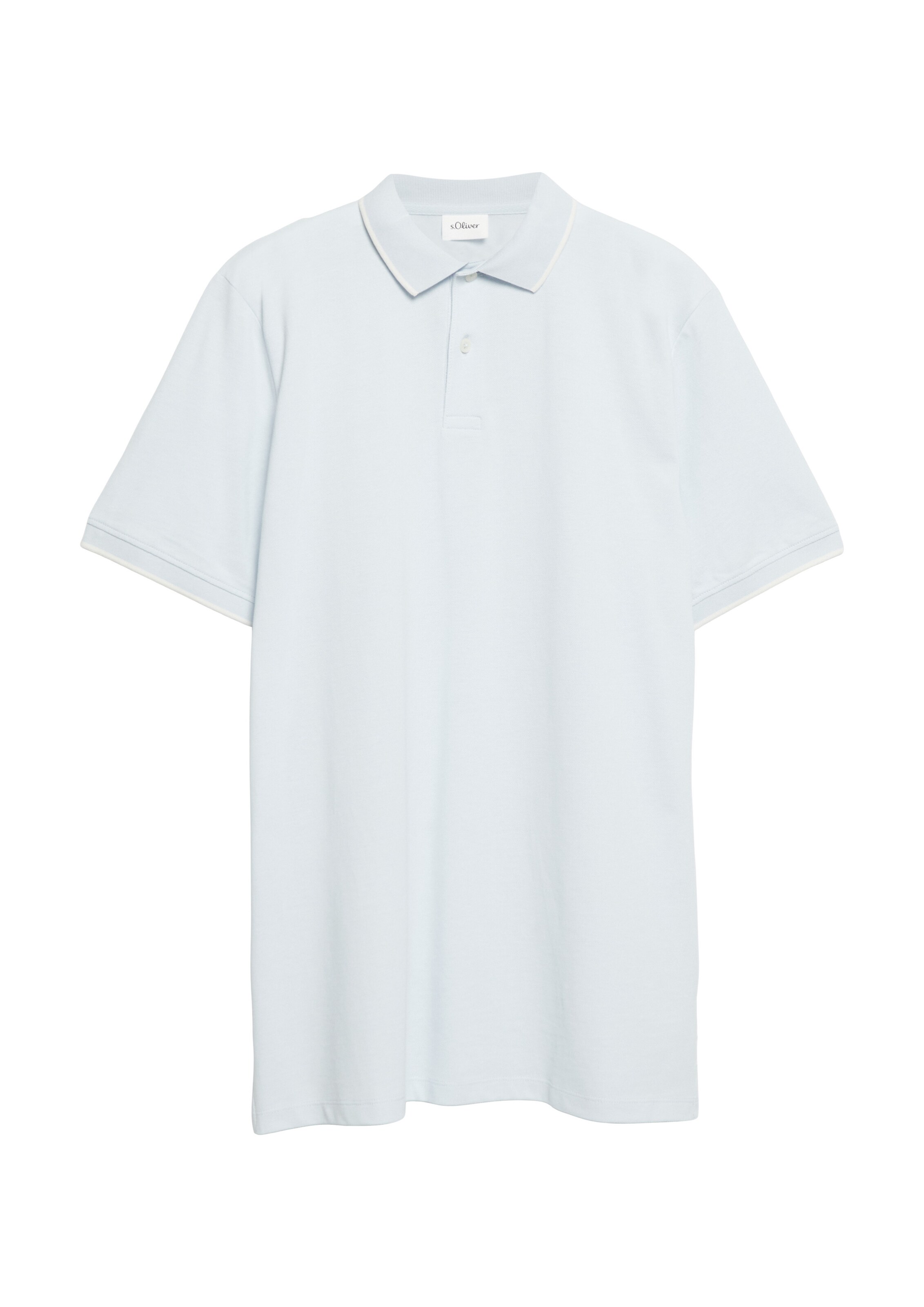 s.Oliver T-Shirt en XL en bleu clair / blanc, Vue avec produit