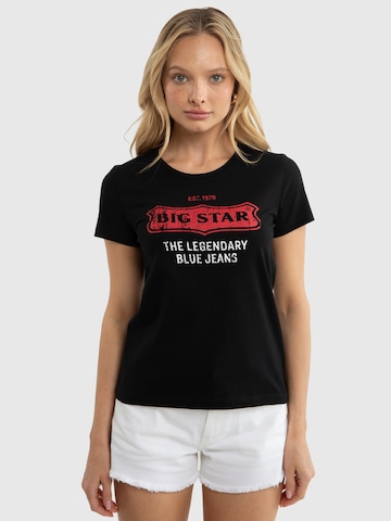 BIG STAR Shirt 'RISSMELNA' in Schwarz: predná strana