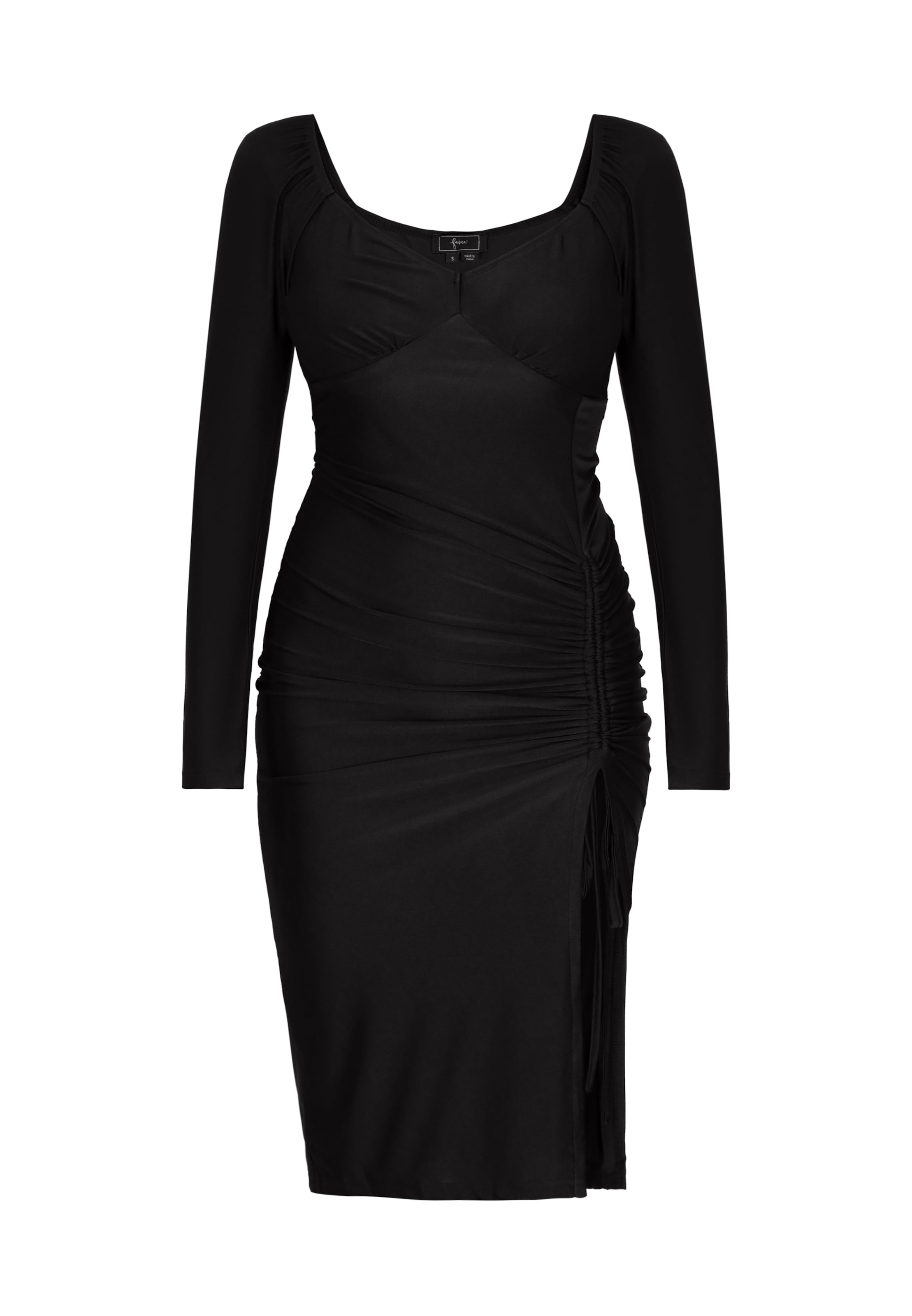 faina - Vestido 'Festive' em preto: frente