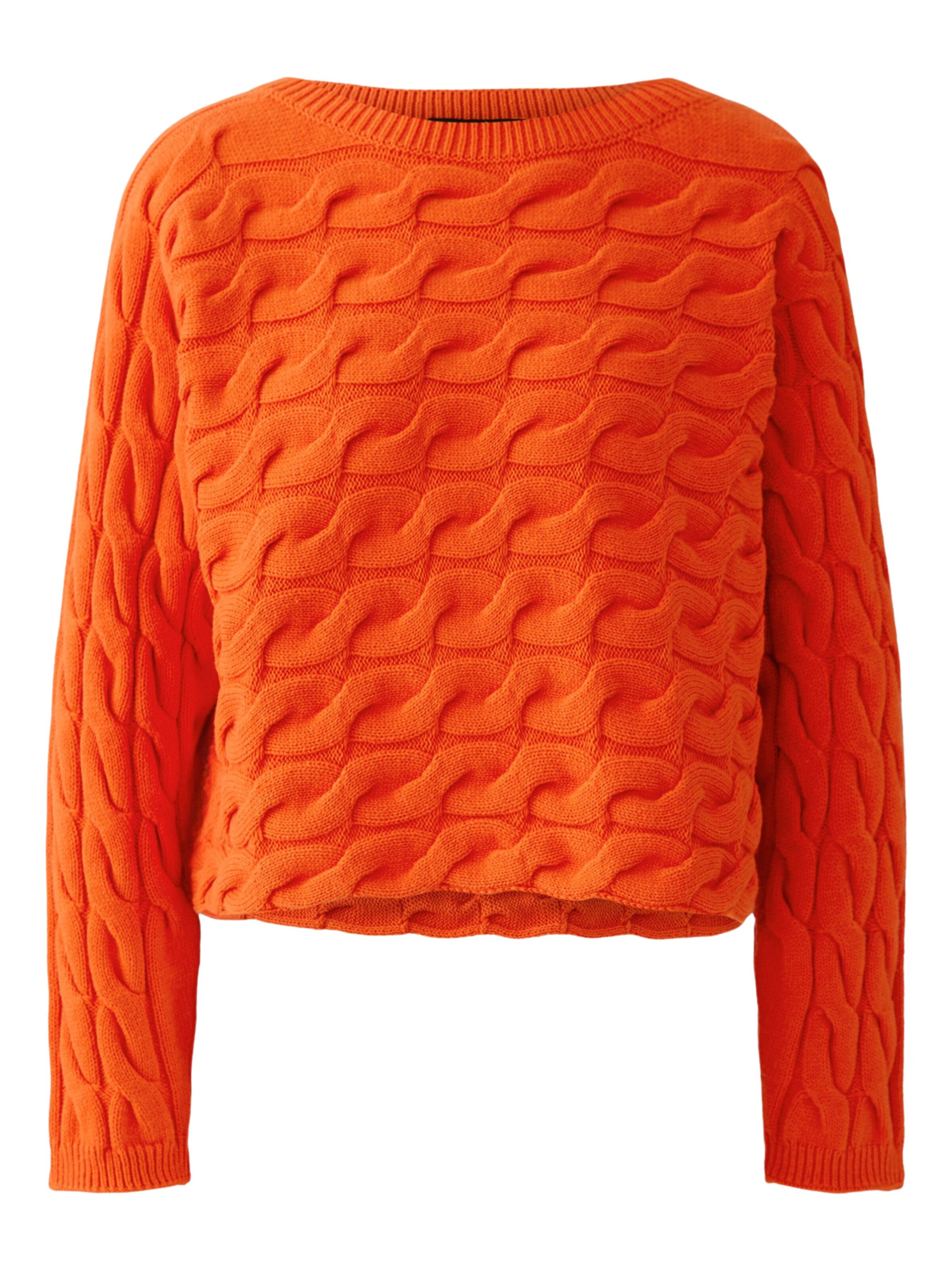 OUI Sweater 'Sirah' in Orange: front