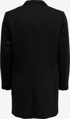 Only & Sons Regular fit Between-Seasons Coat 'Julian King' in Black