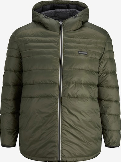 Jack & Jones Plus Between-Season Jacket 'ACE' in Khaki / Black / White, Item view