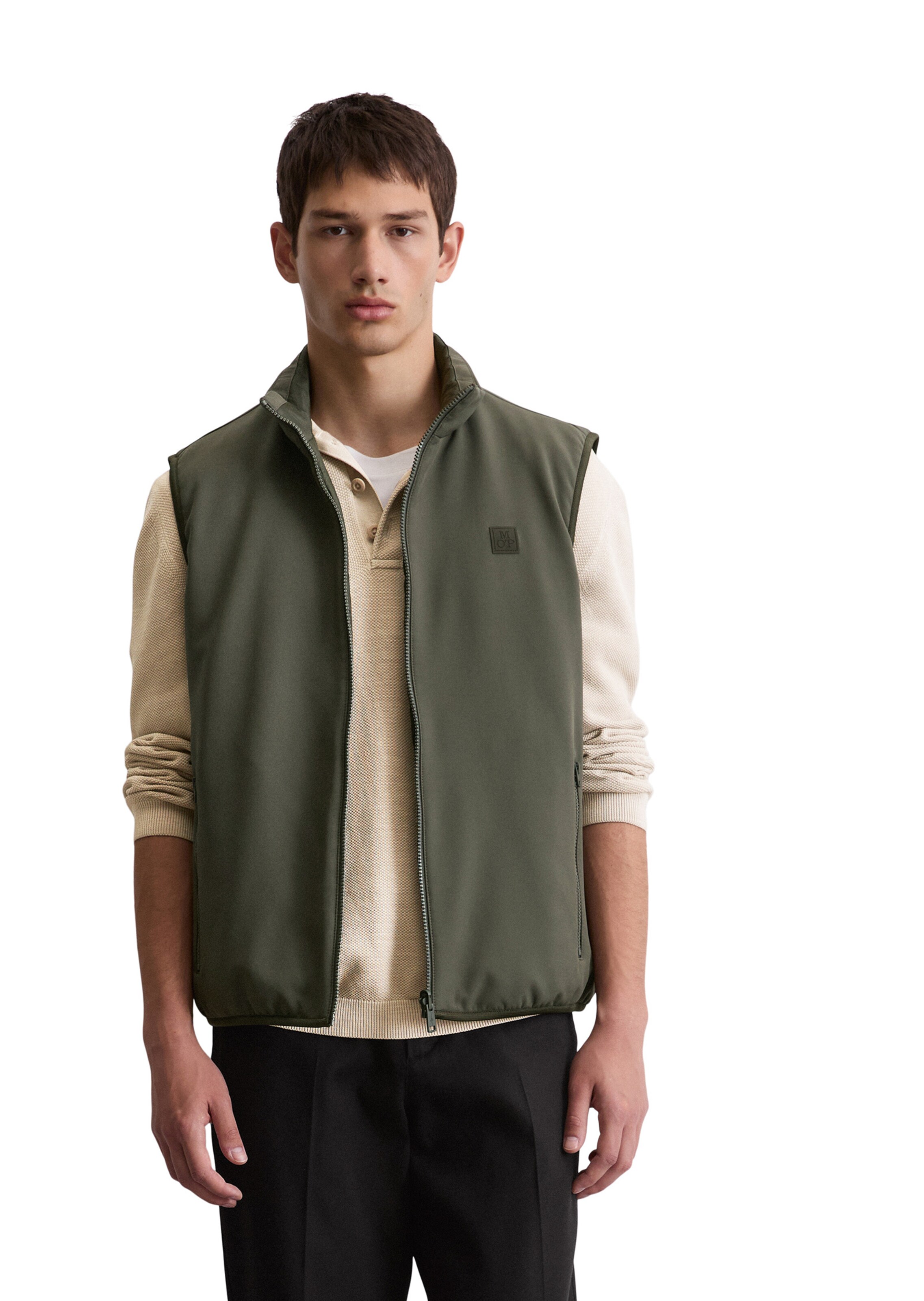 Marc O'Polo Weste in Grün: Vorderseite