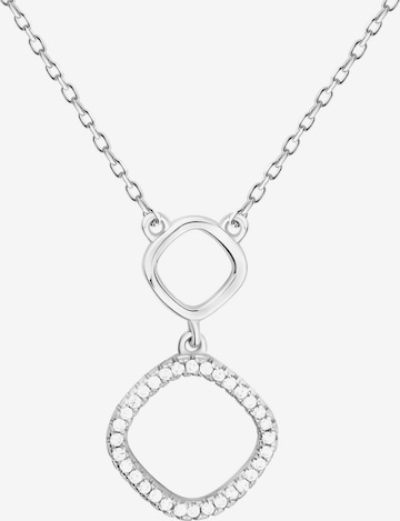 Sofia Milani Necklace 'Circle' in Silver: front