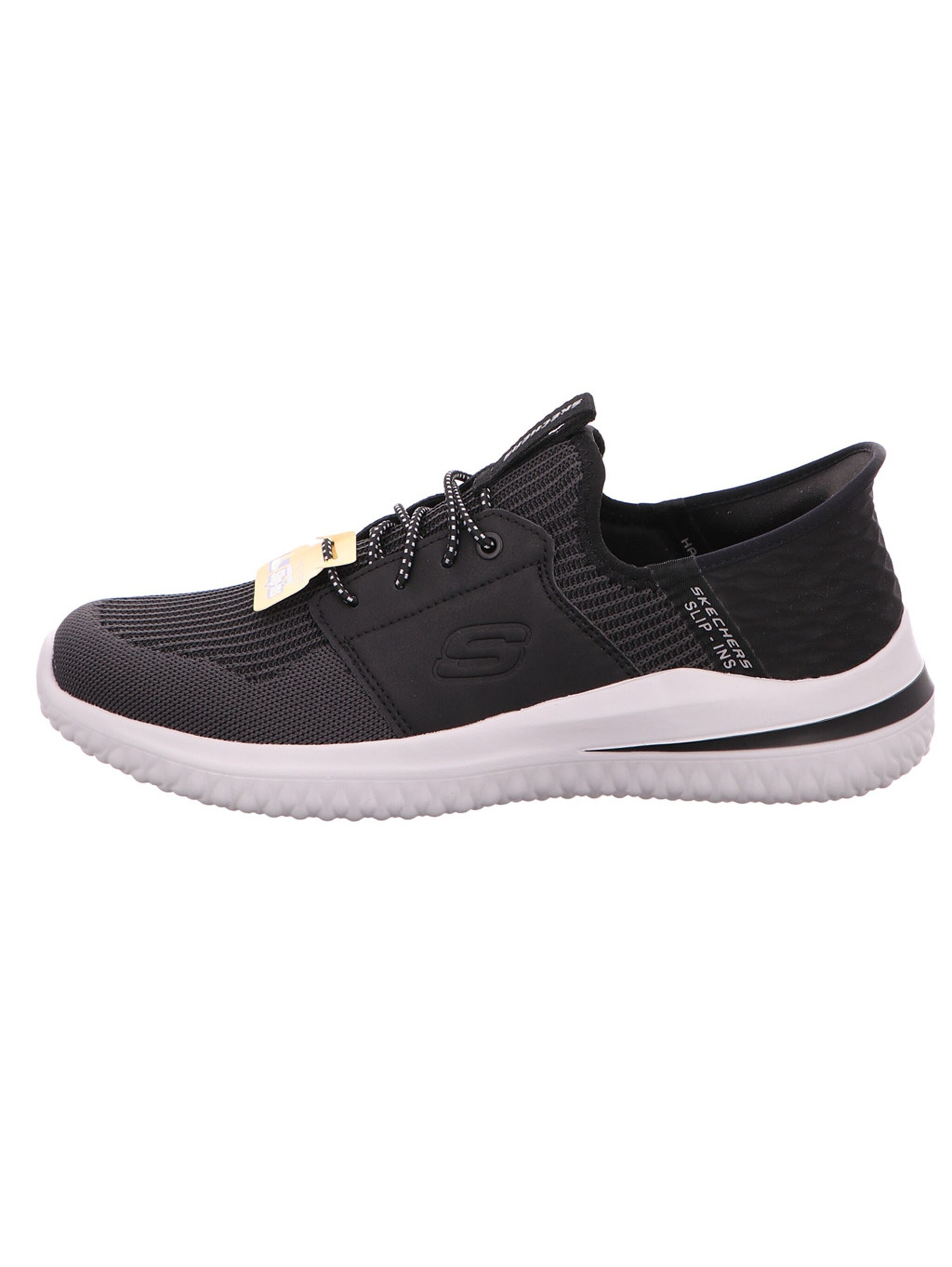 SKECHERS Sneakers laag 'Delson 3.0 - Lavell' in Zwart: voorkant
