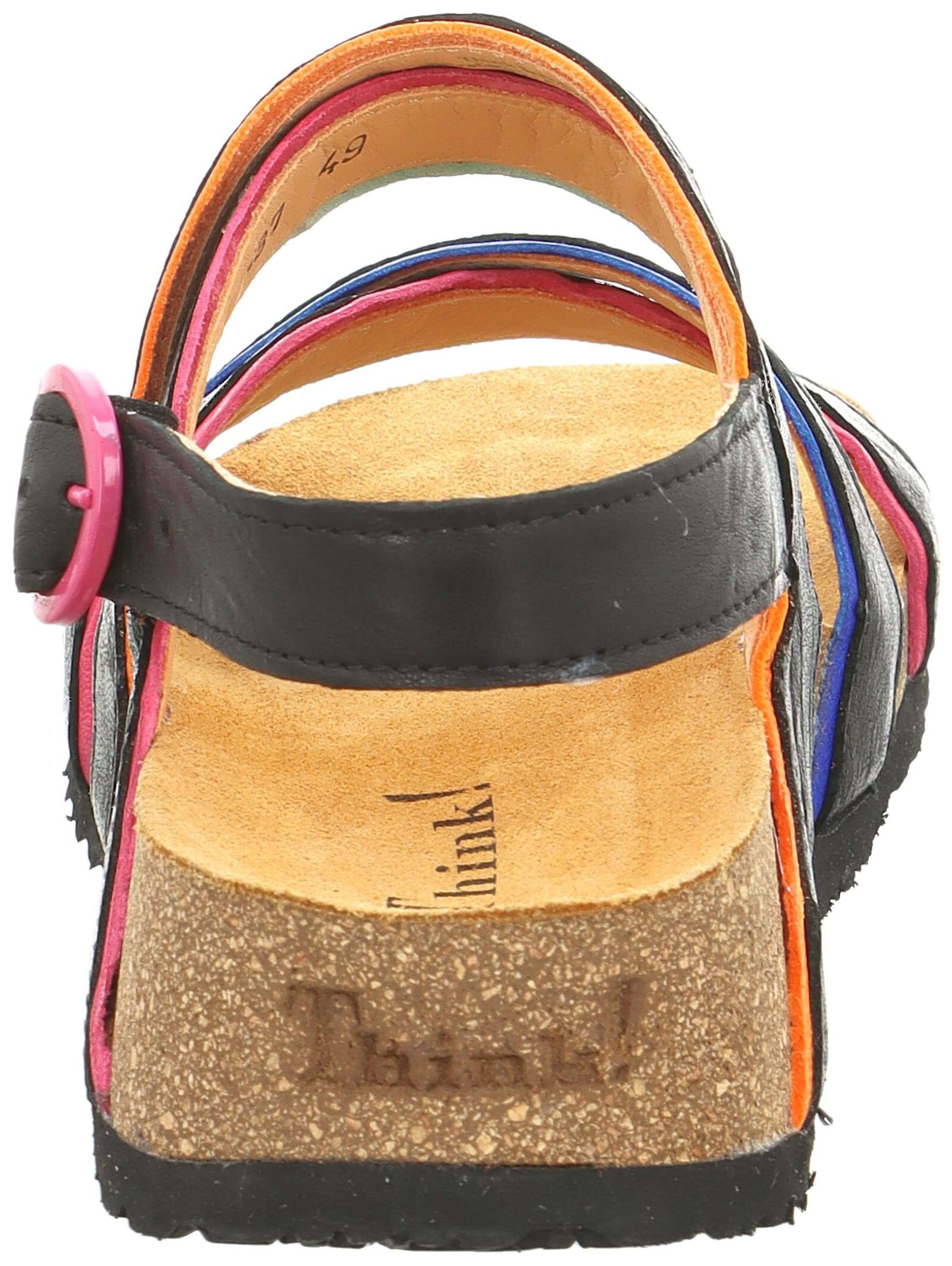 THINK! Sandale 'Koak' in Schwarz