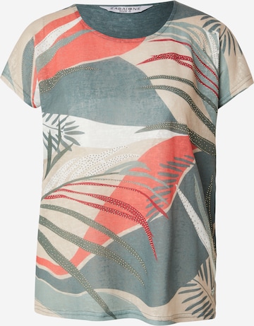 ZABAIONE Paita 'Ha44wai' värissä vihreä: etupuoli