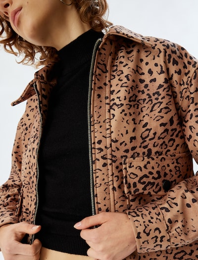 Koton Between-Season Jacket in Camel / Black, Item view