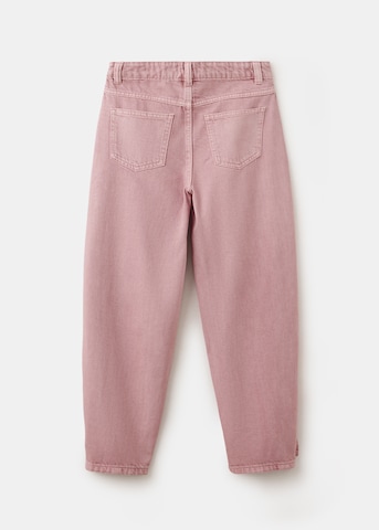 MANGO KIDS Barrel Дънки 'EMMA' в розово: отзад