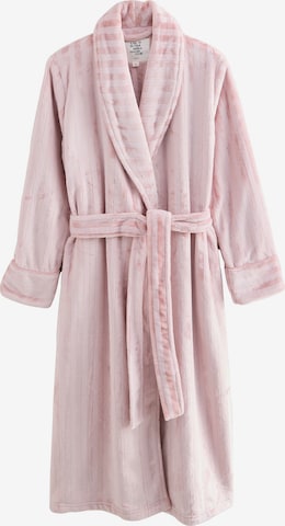 rožinė Next Ilgas vonios chalatas: priekis