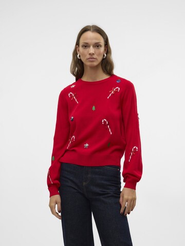 VERO MODA Pullover 'Jolly' i rød: forside