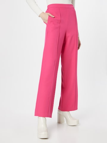 Pantalon 'BOSSY' PIECES en rose : devant