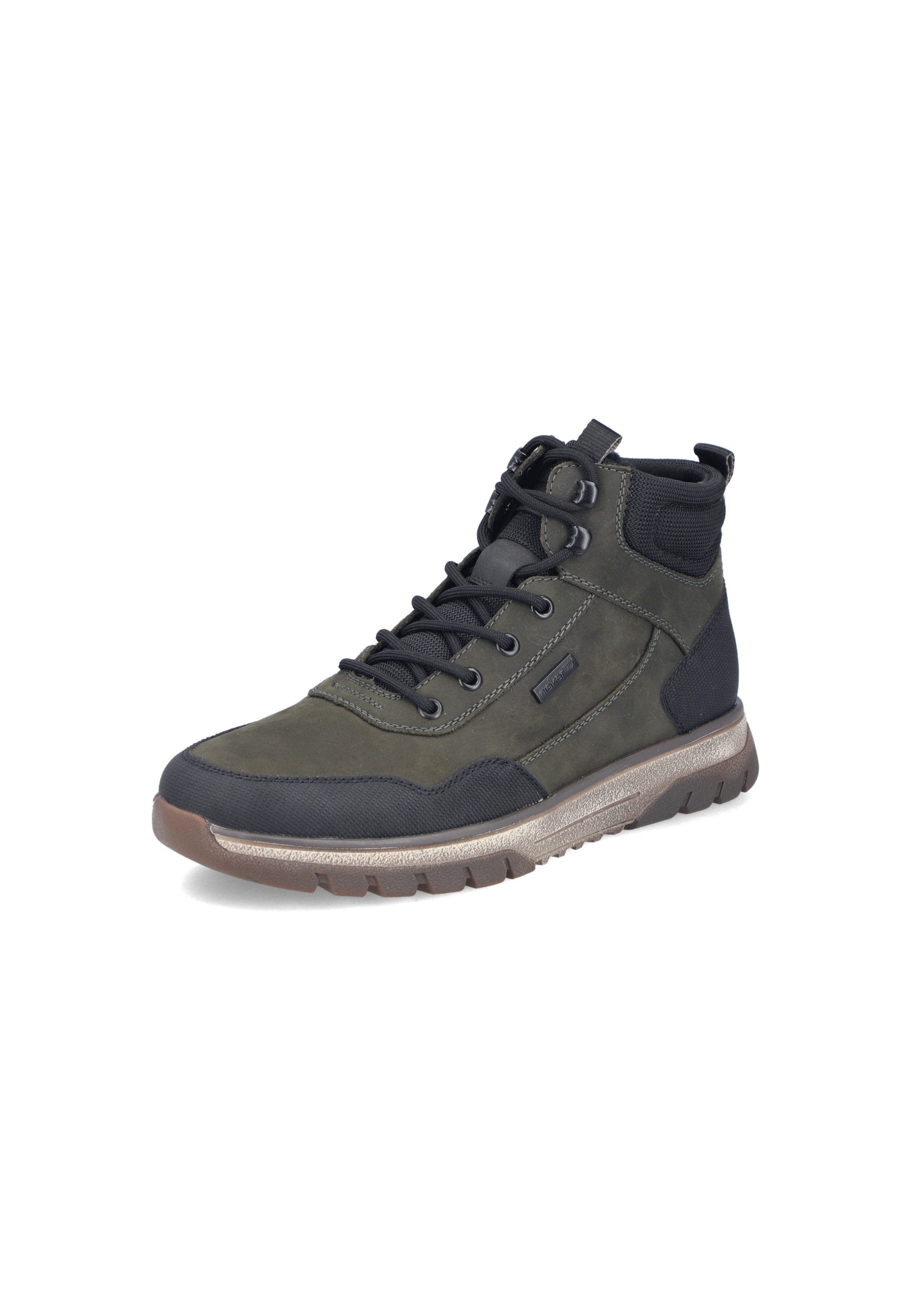 Rieker Lace-Up Boots ' B9310 ' in Green: front