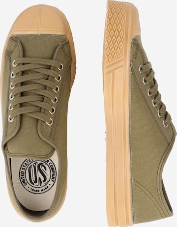 US Rubber Sneakers laag in Groen