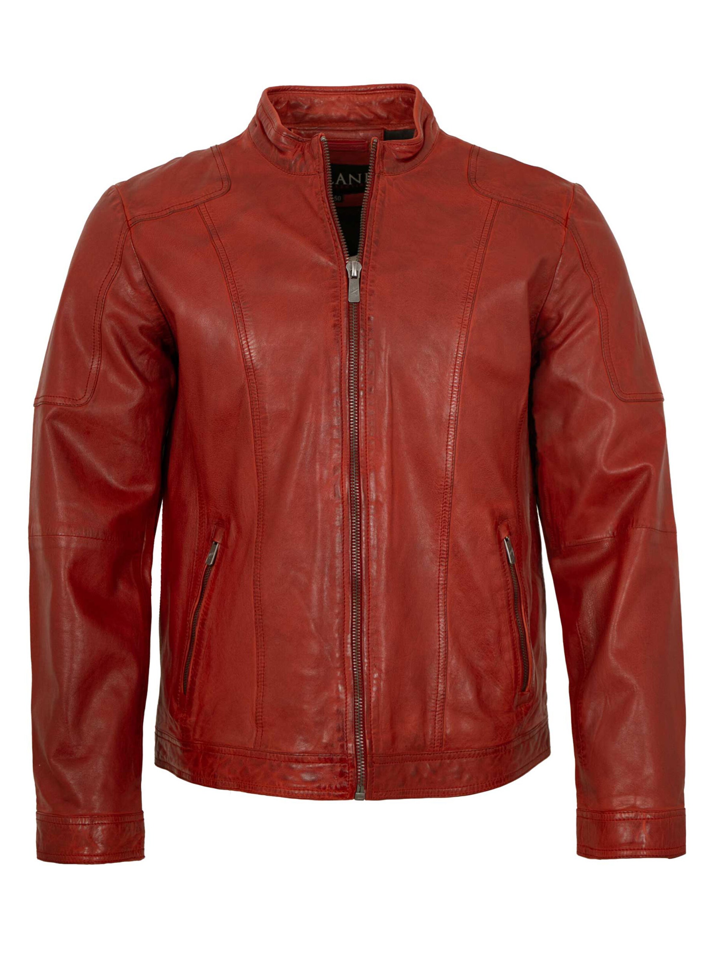 Jilani Between-Season Jacket 'Danko' in Red: front