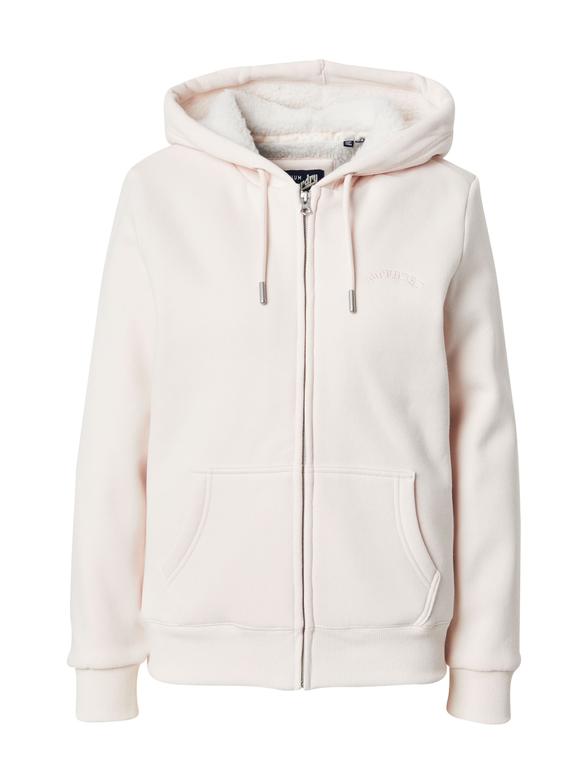 Superdry Суичъри с качулка в бежово: отпред