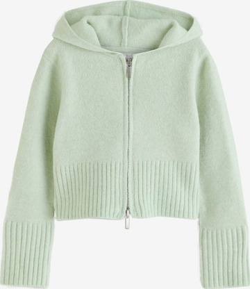 Next Gebreid vest in Groen: voorkant