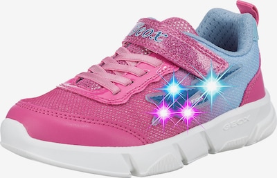 GEOX Kids Sneaker 'ARIL' in himmelblau / hellblau / dunkelpink, Produktansicht