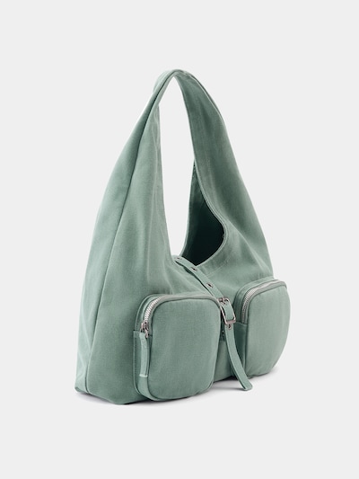 Pull&Bear Cabas en vert, Vue avec produit