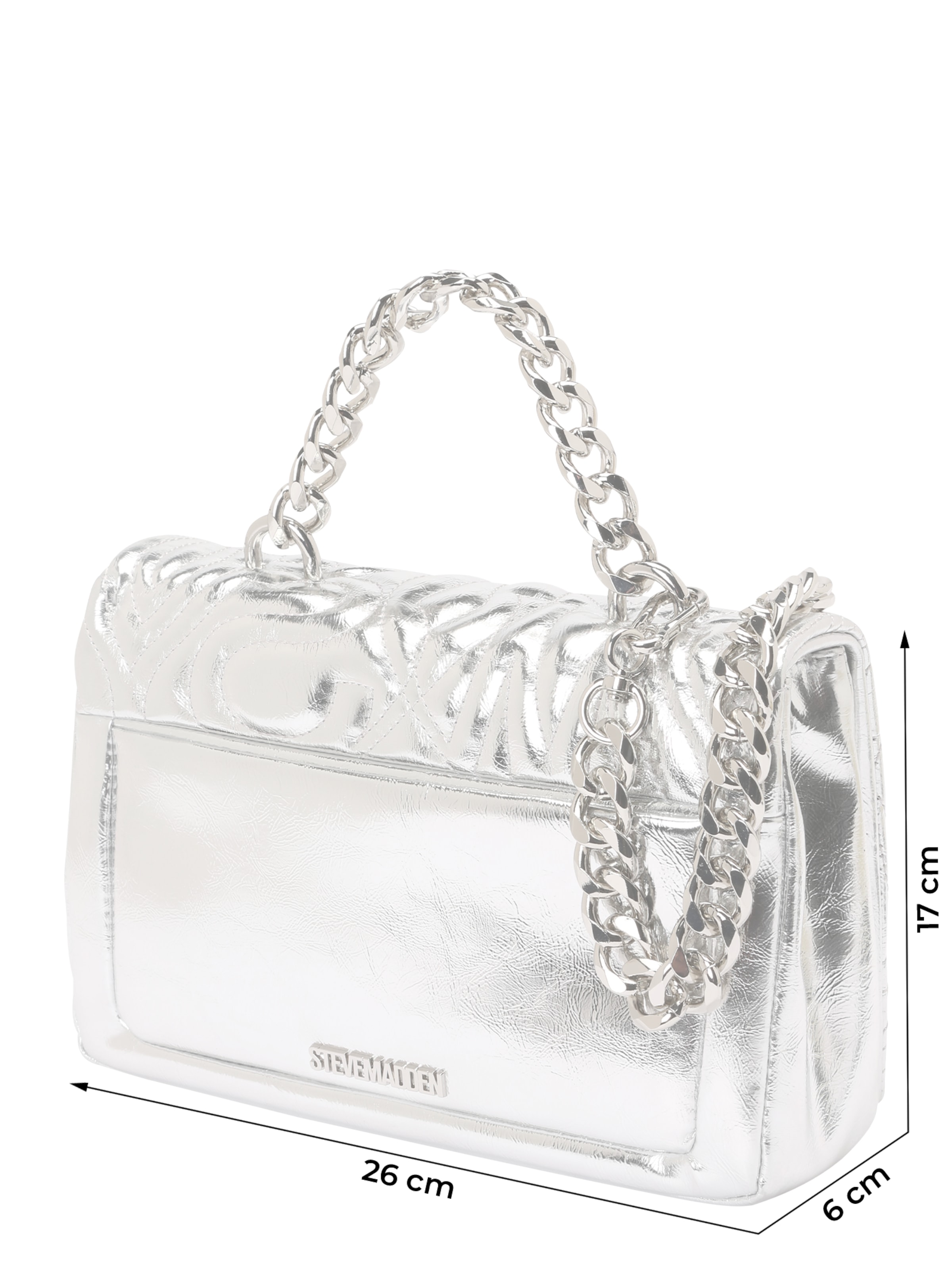 STEVE MADDEN Сумки &#x27;Bnotable&#x27; в Серебристый: спереди