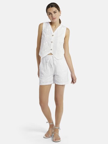 Nicowa Regular Shorts ELIWIO in Weiß: Vorderseite